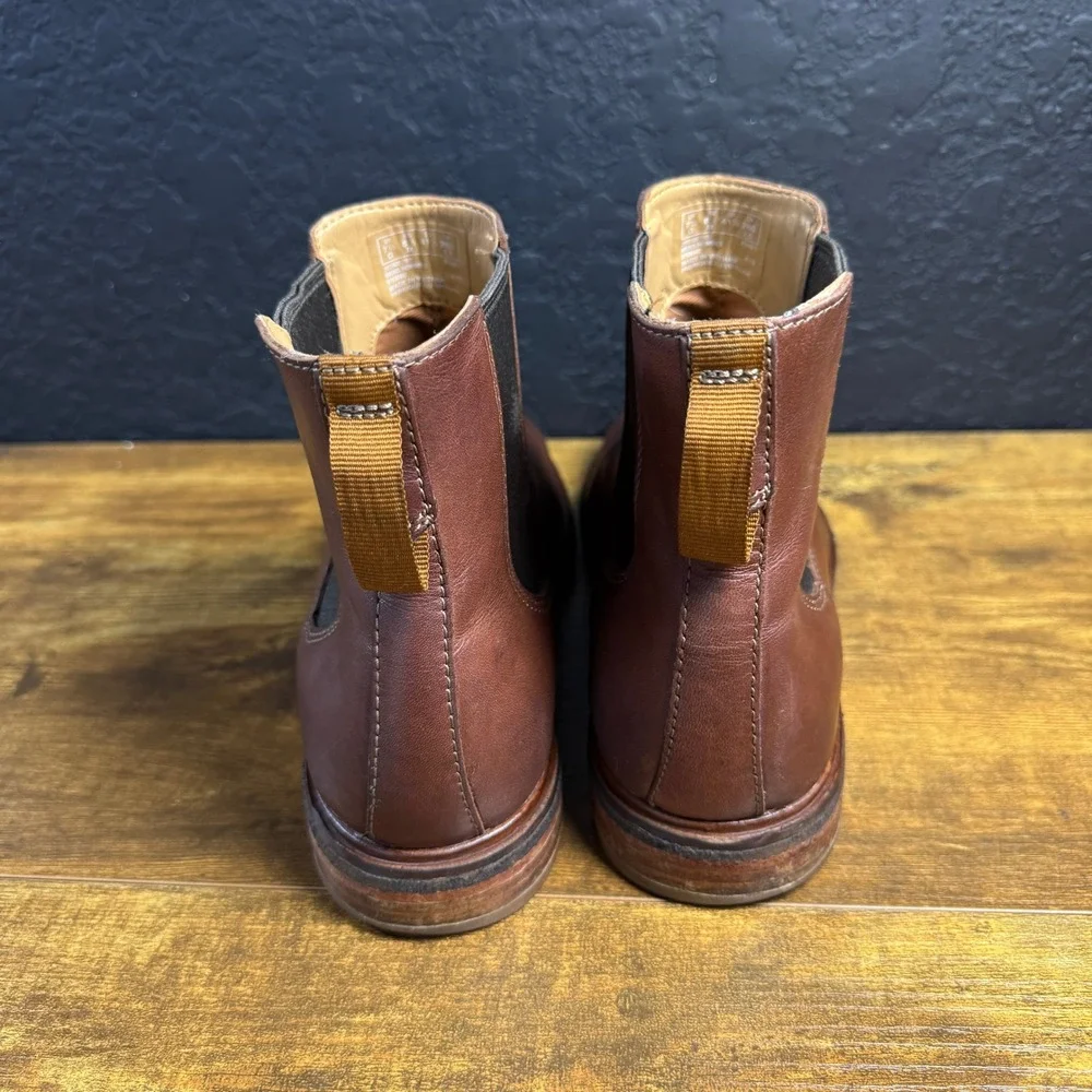 Clarks‎ Clarkdale Gobi Brown Leather Chelsea Boots Mens Size 8.5 M